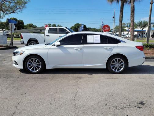 Platinum White Pearl 2022 Honda Accord LX 1.5T