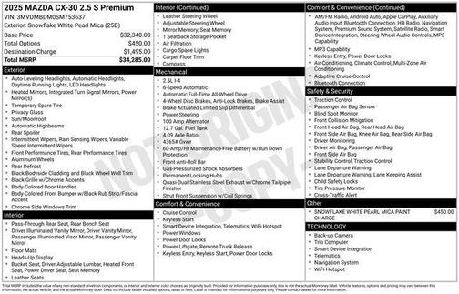 2025 Mazda CX-30 Premium Package