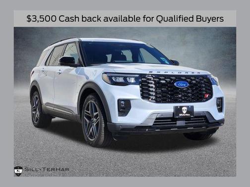 Space White Metallic 2026 Ford Explorer ST
