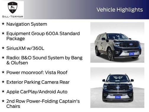 Black Metallic 2025 Ford Expedition Platinum