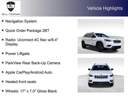 Bright White Clearcoat 2023 Jeep Cherokee Altitude Lux