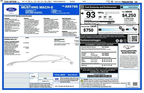 Shadow Black 2023 Ford Mustang Mach-E Select
