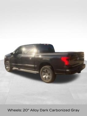 Agate Black Metallic 2025 Ford F-150 Lightning Flash