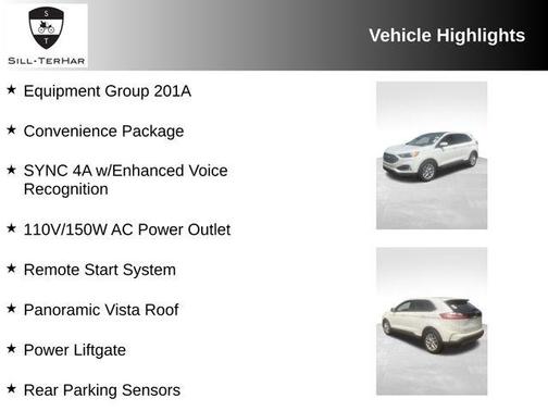 Star White 2024 Ford Edge SEL