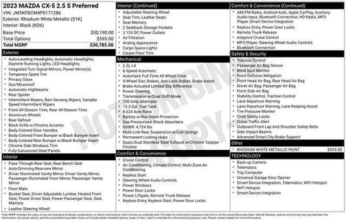 2023 Mazda CX-5 2.5 S Preferred Package