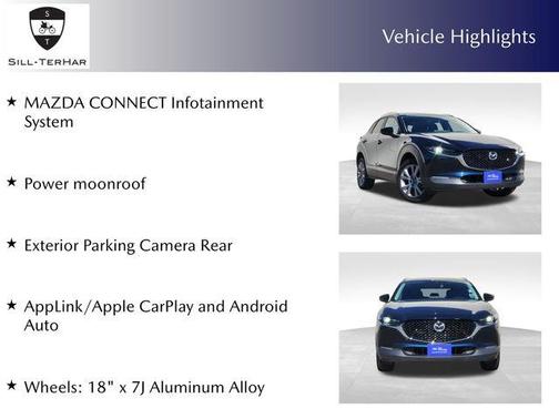 Deep Crystal Blue Mica 2023 Mazda CX-30 2.5 S Preferred Package