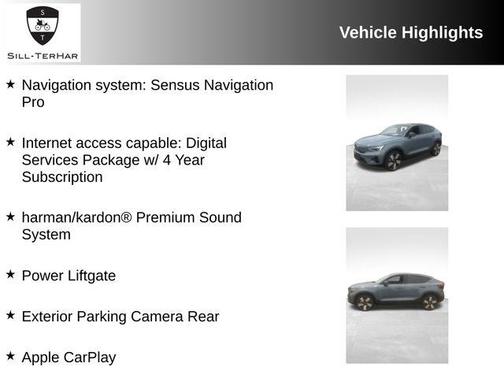 Thunder Gray Metallic 2023 Volvo C40 Recharge Pure Electric Twin Ultimate