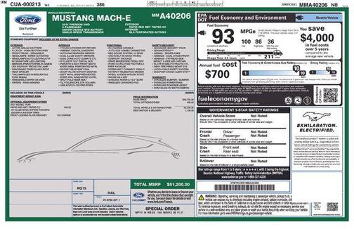 2021 Ford Mustang Mach-E Premium