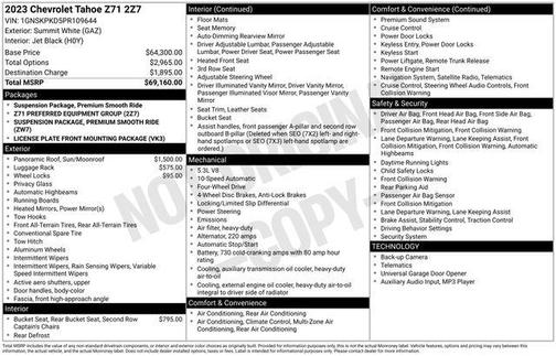 2023 Chevrolet Tahoe Z71