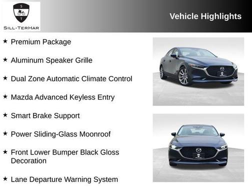 Deep Crystal Blue Mica 2019 Mazda Mazda3 FWD w/Premium Package