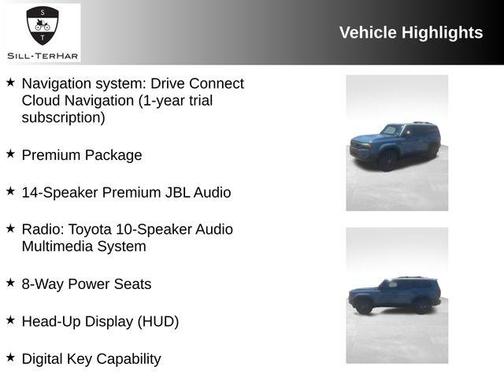 Blue / Gray 2026 Toyota Land Cruiser Base
