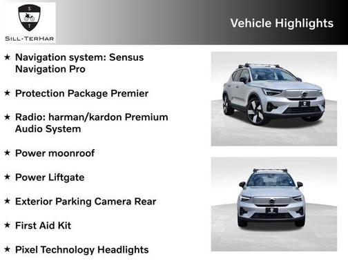 Silver 2023 Volvo XC40 Recharge Pure Electric Twin Ultimate