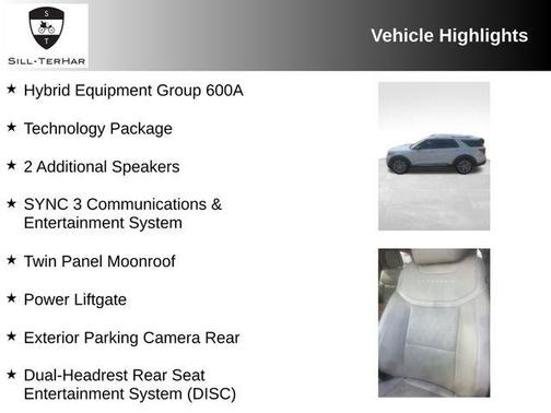 White Metallic 2023 Ford Explorer Platinum