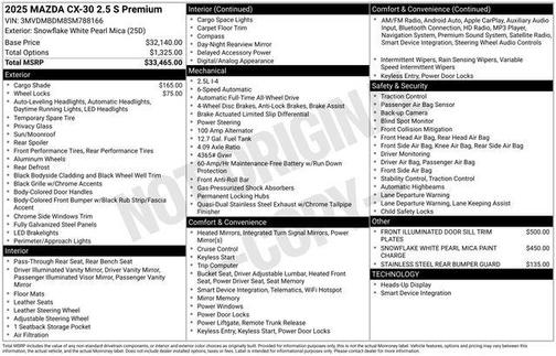 2025 Mazda CX-30 Premium Package
