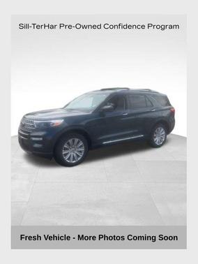 Stone Blue Metallic 2022 Ford Explorer Limited