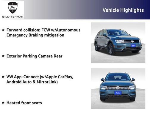 Stone Blue 2020 Volkswagen Tiguan 2.0T SE