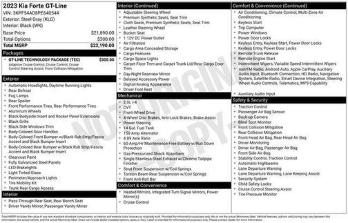 2023 Kia Forte GT-Line