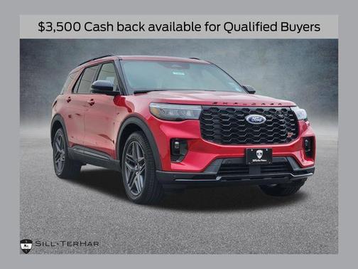 Rapid Red Metallic Tinted Clearcoat 2026 Ford Explorer ST