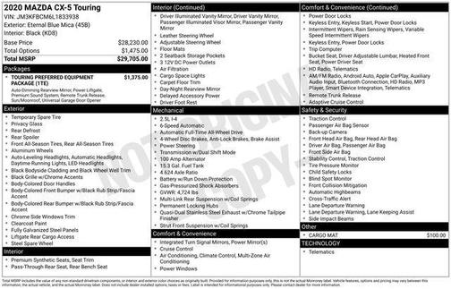 2020 Mazda CX-5 Touring
