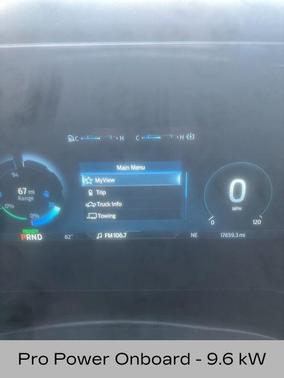 Agate Black Metallic 2023 Ford F-150 Lightning XLT