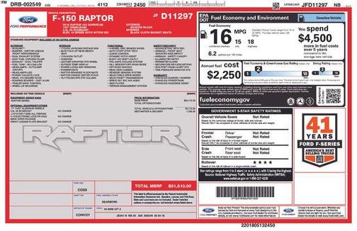 2018 Ford F-150 Raptor