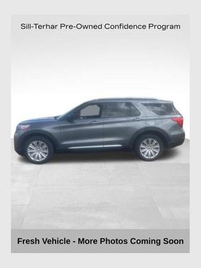 Gray Metallic 2023 Ford Explorer Limited