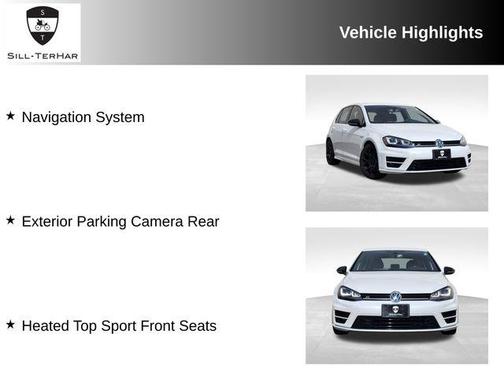 Oryx White Pearl Effect 2016 Volkswagen Golf R 4-Door