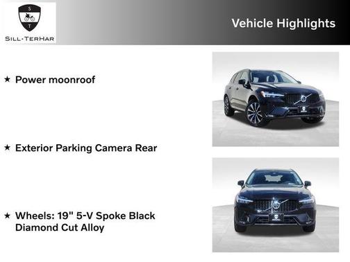 Onyx Black Metallic 2025 Volvo XC60 B5 Plus
