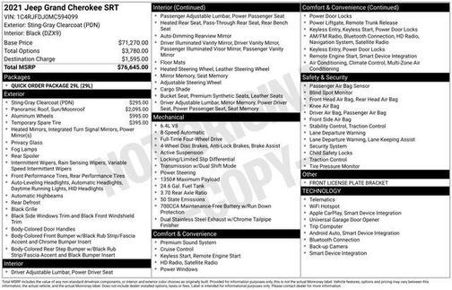 2021 Jeep Grand Cherokee SRT