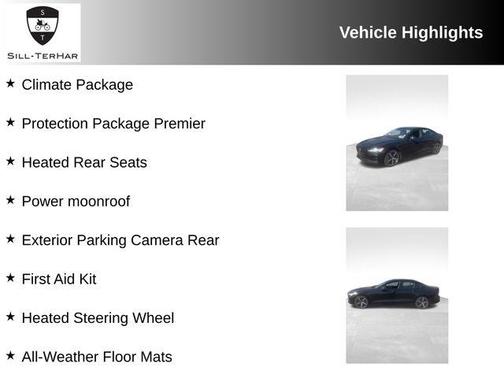 Onyx Black Metallic 2024 Volvo S60 B5 Core Dark Theme