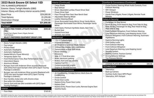 2023 Buick Encore GX Select