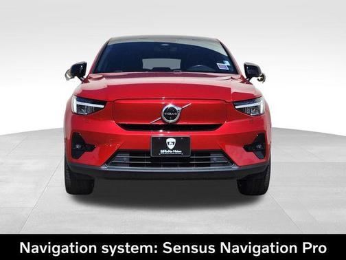 Fusion Red Metallic 2023 Volvo C40 Recharge Pure Electric Twin Plus