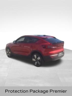 Fusion Red Metallic 2023 Volvo C40 Recharge Pure Electric Twin Plus