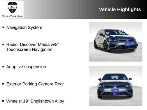 2018 Volkswagen Golf R 2.0T w/DCC & Navigation