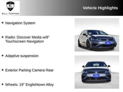 2018 Volkswagen Golf R 2.0T w/DCC & Navigation