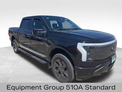 Black Metallic 2023 Ford F-150 Lightning LARIAT