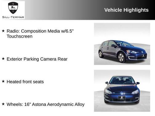 2016 Volkswagen e-Golf SE