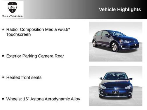 2016 Volkswagen e-Golf SE