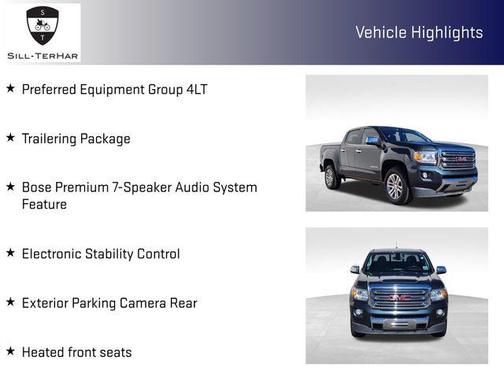 Dark Slate Metallic 2017 GMC Canyon SLT