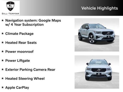 Metallic 2025 Volvo XC40 B5 Plus Dark Theme