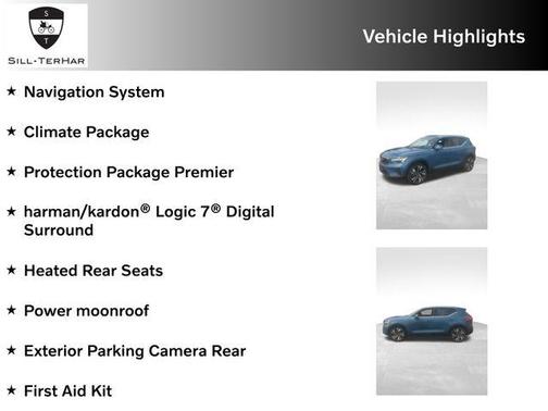 Fjord Blue Metallic 2023 Volvo XC40 B5 Ultimate Bright Theme