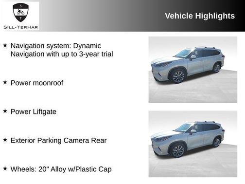 White 2020 Toyota Highlander Limited