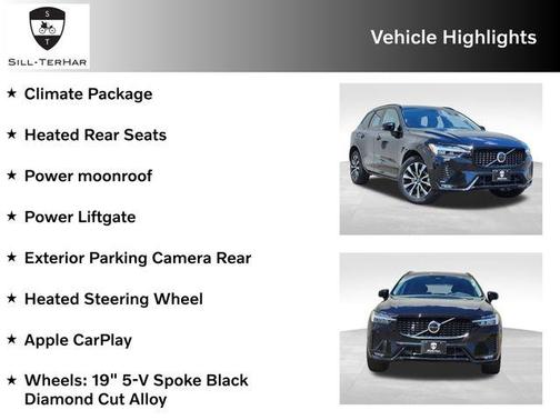 Onyx Black Metallic 2025 Volvo XC60 B5 Plus