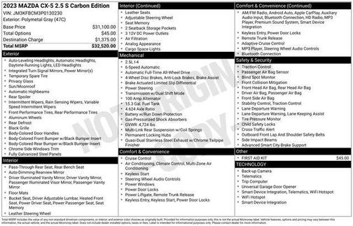 2023 Mazda CX-5 Carbon Edition