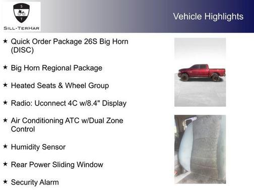 Delmonico Red Pearlcoat 2018 RAM 1500 Big Horn