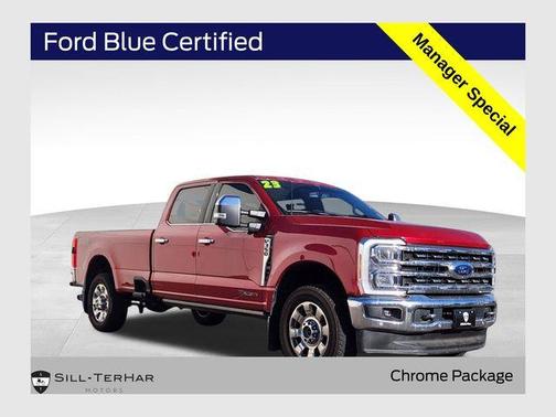 Rapid Red Metallic Tinted Clearcoat 2023 Ford F-350 Lariat Super Duty