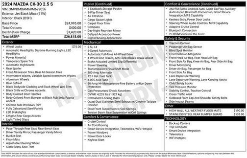 2024 Mazda CX-30 2.5 S