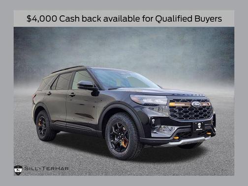 Agate Black Metallic 2026 Ford Explorer Tremor