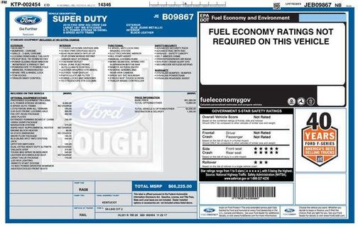 Blue 2018 Ford F-250 Lariat