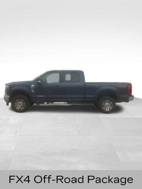 Blue 2018 Ford F-250 Lariat